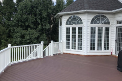 Deck with Trex Transcends Fire Pit - Vienna, VA