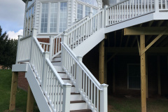 Deck with Trex Transcends Fire Pit - Vienna, VA