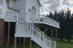 Deck with Trex Transcends Fire Pit - Vienna, VA
