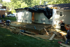 Kitchen Addition with Screen Porch - Springfield, VA 12'x22' kitchen and dining room addition with screen porch.