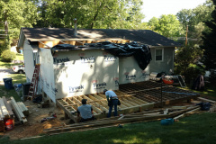 Kitchen Addition with Screen Porch - Springfield, VA 12'x22' kitchen and dining room addition with screen porch.