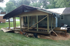 Kitchen Addition with Screen Porch - Springfield, VA 12'x22' kitchen and dining room addition with screen porch.