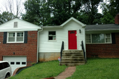 Addition and Covered Front Porch - Vienna, VA 16'x16' addition with fireplace, covered front porch and interior remodeling.