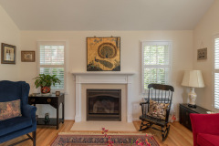 Addition and Covered Front Porch - Vienna, VA 16'x16' addition with fireplace, covered front porch and interior remodeling.