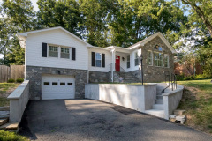 Addition and Covered Front Porch - Vienna, VA 16'x16' addition with fireplace, covered front porch and interior remodeling.